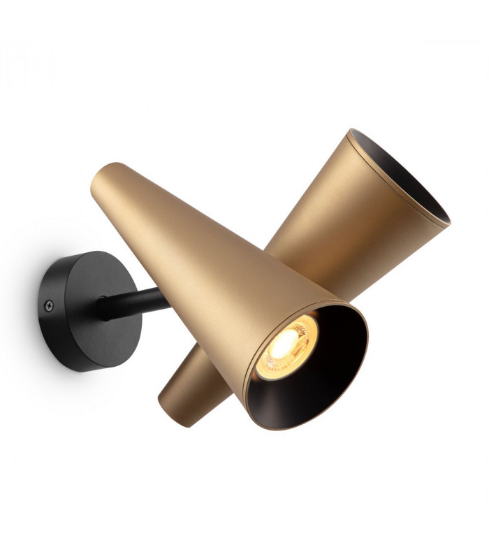 Maytoni Giro Modern 2 Light Wall Lamp Brass GU10-1