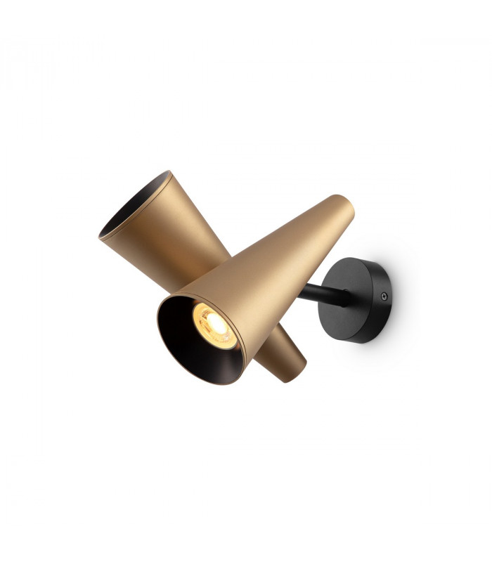 Maytoni Giro Modern 2 Light Wall Lamp Brass GU10-2