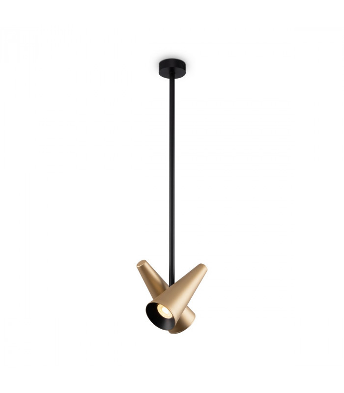 Maytoni Giro Modern 2 Light Pendant Ceiling Light Brass GU10-3