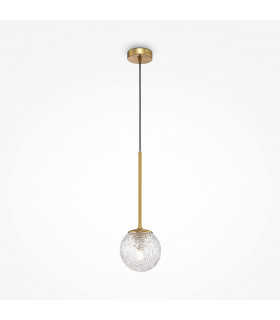 Maytoni Ligero Modern Globe Pendant Ceiling Light Brass E27-1