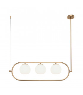Maytoni Erich Modern 3 Light Globe Pendant Ceiling Light Brass E14-2