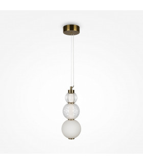 Maytoni Collar Modern Integrated LED Pendant Ceiling Light Gold 3000K-1