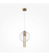 Maytoni Flusso I Modern Slim Pendant Ceiling Light Bronze GU10-1