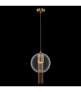 Maytoni Flusso I Modern Slim Pendant Ceiling Light Bronze GU10-2
