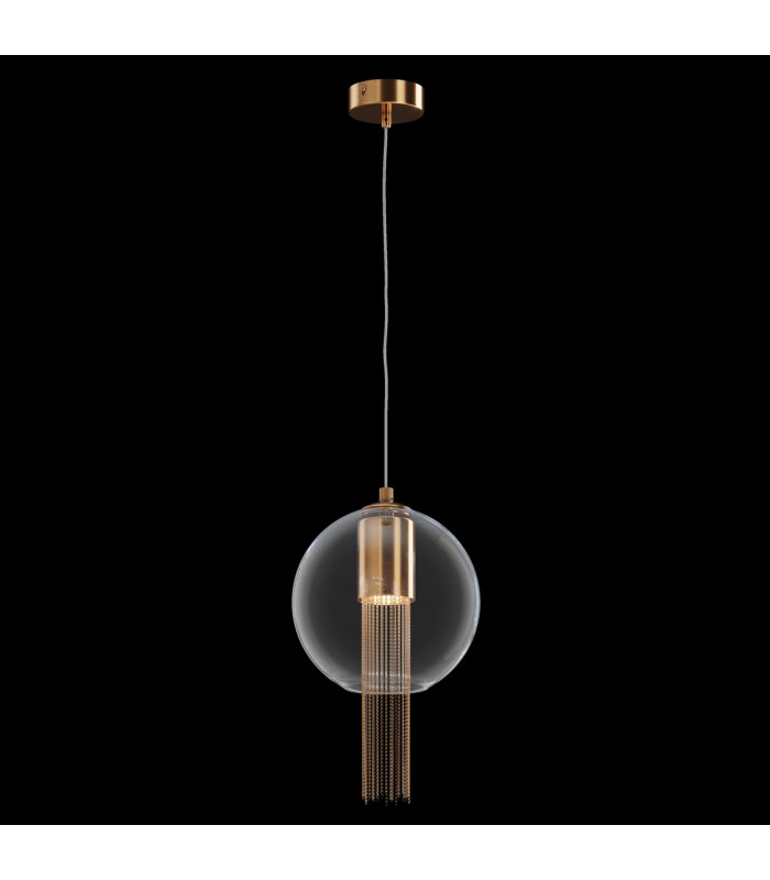 Maytoni Flusso I Modern Slim Pendant Ceiling Light Bronze GU10-2