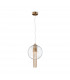 Maytoni Flusso I Modern Slim Pendant Ceiling Light Bronze GU10-4