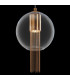 Maytoni Flusso I Modern Slim Pendant Ceiling Light Bronze GU10-6