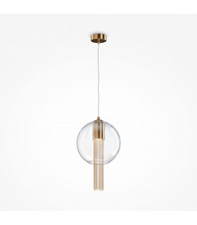 Maytoni Flusso II Modern Slim Pendant Ceiling Light Bronze GU10-1