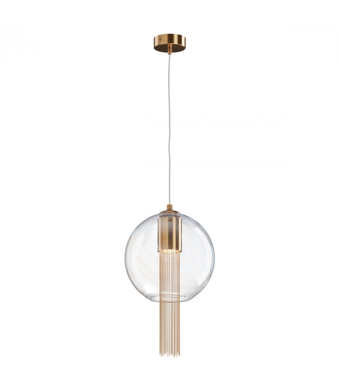 Maytoni Flusso II Modern Slim Pendant Ceiling Light Bronze GU10-5