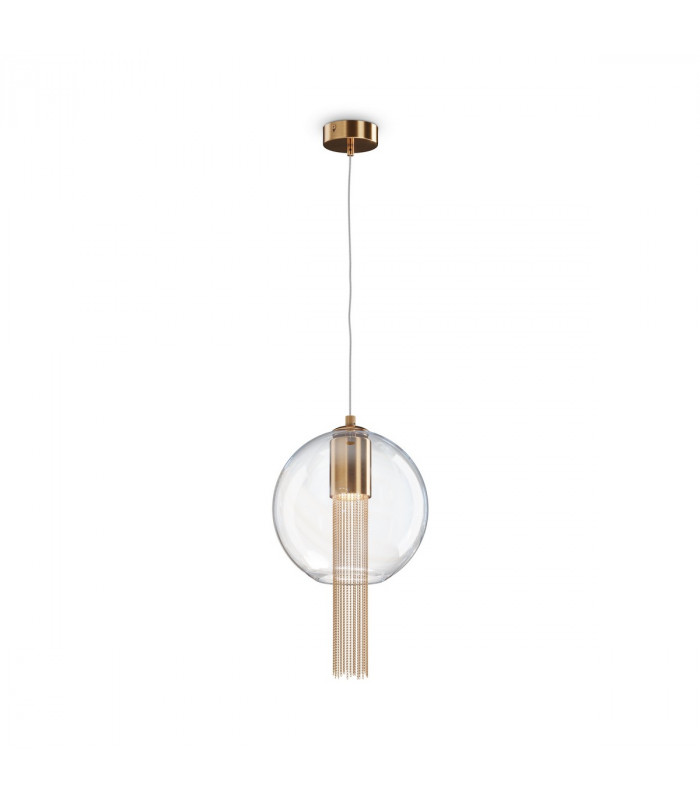 Maytoni Flusso II Modern Slim Pendant Ceiling Light Bronze GU10-6