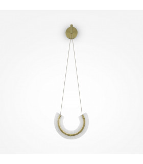 Maytoni Maya II Modern Integrated LED Pendant Ceiling Light Gold 3000K-1