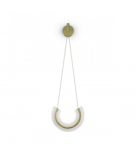 Maytoni Maya II Modern Integrated LED Pendant Ceiling Light Gold 3000K-2