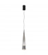 Maytoni Sintesi Modern Slim Pendant Ceiling Light Chrome Integrated LED 3000K-2
