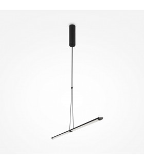 Maytoni Supersymmetry Modern Integrated LED Pendant Ceiling Light Matt Black 4000K-1
