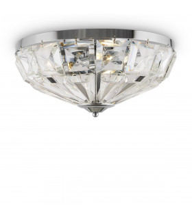 Maytoni Facet Classic 4 Light Ceiling Light Chrome E14-1