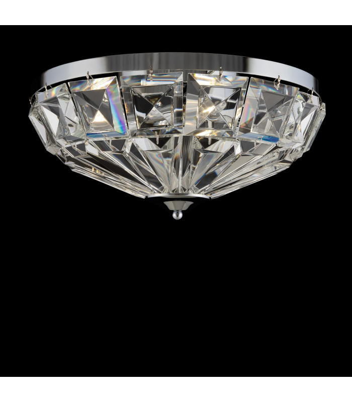 Maytoni Facet Classic 4 Light Ceiling Light Chrome E14-2