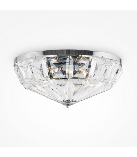 Maytoni Facet Classic 6 Light Ceiling Light Chrome E14-1