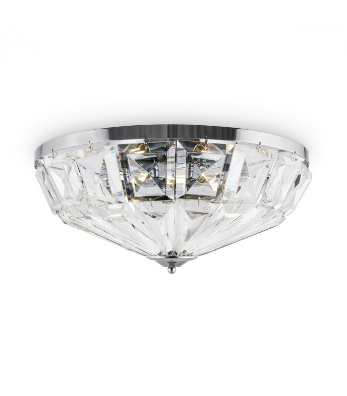 Maytoni Facet Classic 6 Light Ceiling Light Chrome E14-4