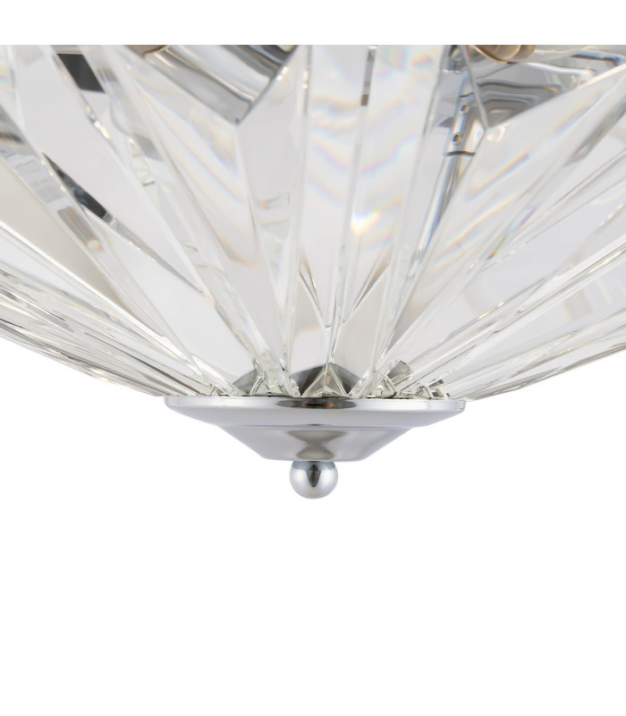 Maytoni Facet Classic 6 Light Ceiling Light Chrome E14-6