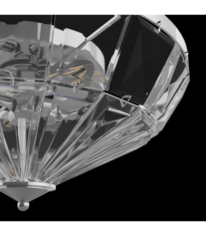 Maytoni Facet Classic 6 Light Ceiling Light Chrome E14-7