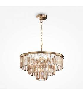 Maytoni Revero Classic 7 Light Pendant Ceiling Light Gold E14-1