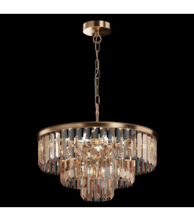 Maytoni Revero Classic 7 Light Pendant Ceiling Light Gold E14-2