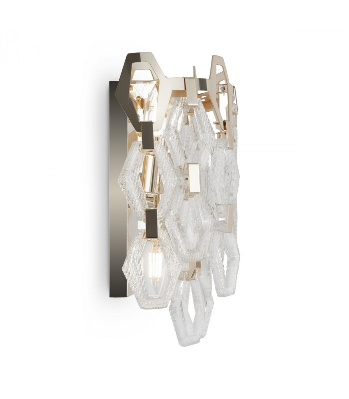 Maytoni Tissage Classic 2 Light Wall Lamp Gold E14-3
