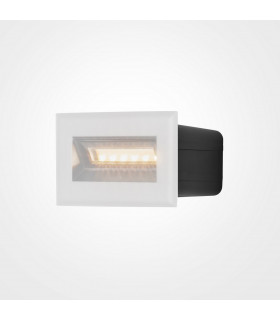 Maytoni Bosca Outdoor Recessed Wall Lamp White 8.4cm 3000K IP65-1