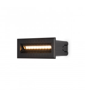 Maytoni Bosca Outdoor Recessed Wall Lamp Black 13.7cm 3000K IP65-2