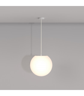 Maytoni Erda Outdoor Globe Ceiling Light White E27 IP54-1