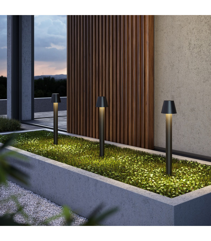 Maytoni Harz Outdoor Bollard Graphite 3000K IP65-3
