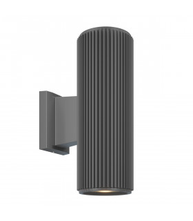 Maytoni Rando 2 Light Outdoor Up Down Wall Lamp Grey E27 IP54-2