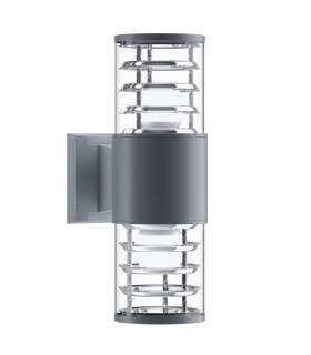 Maytoni Bronx 2 Light Outdoor Modern Wall Lamp Grey 32cm E27 IP54-2