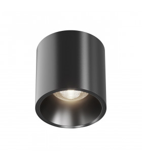 Maytoni Alfa LED Dimmable Surface Mounted Downlight Black 900lm 4000K-2