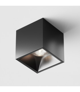 Maytoni Alfa LED Square Dimmable Surface Mounted Downlight Black 900lm 4000K-1