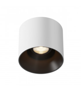 Maytoni Alfa LED Dimmable Surface Mounted Downlight White Black 2000lm 3000K-2