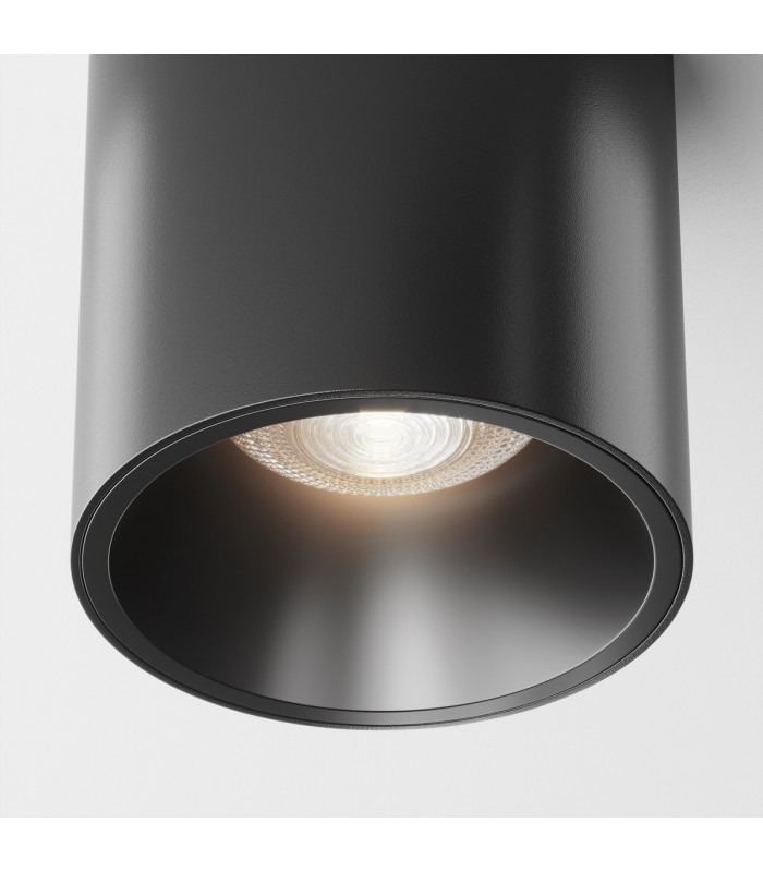Maytoni Alfa LED Surface Mounted Downlight Black 900lm 4000K-3