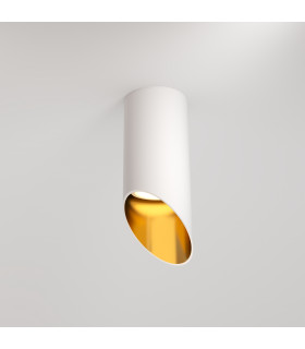 Maytoni Lipari Surface Mounted Downlight White Gold 15cm GU10-1