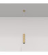 Maytoni Focus Slim Pendant Ceiling Light Matt Gold GU10-1