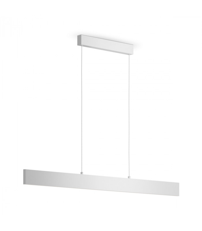 Maytoni Step Bar Pendant Ceiling Light White 118.5cm Integrated LED 4000K-6