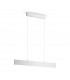 Maytoni Step Bar Pendant Ceiling Light White 91cm Integrated LED 4000K-5