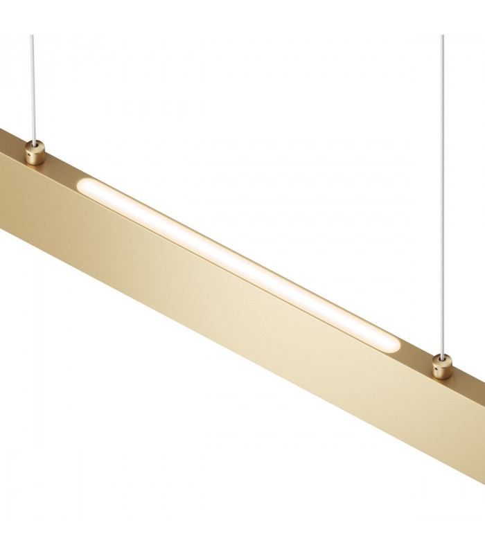 Maytoni Step Bar Pendant Ceiling Light Gold 91cm Integrated LED 4000K-6