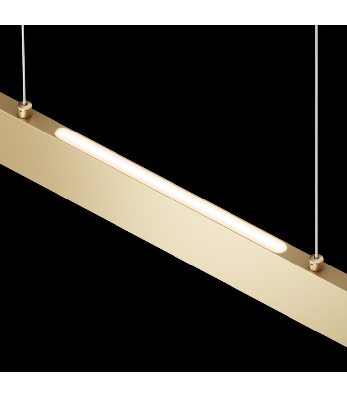 Maytoni Step Bar Pendant Ceiling Light Gold 91cm Integrated LED 4000K-8