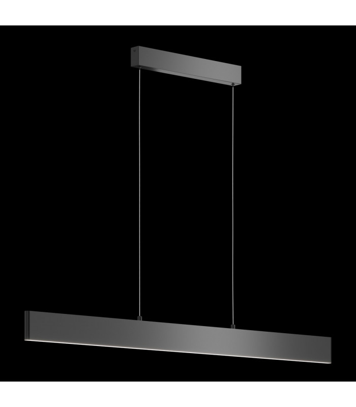 Maytoni Step Bar Pendant Ceiling Light Black Integrated LED 4000K-2