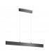 Maytoni Step Bar Pendant Ceiling Light Black Integrated LED 4000K-5