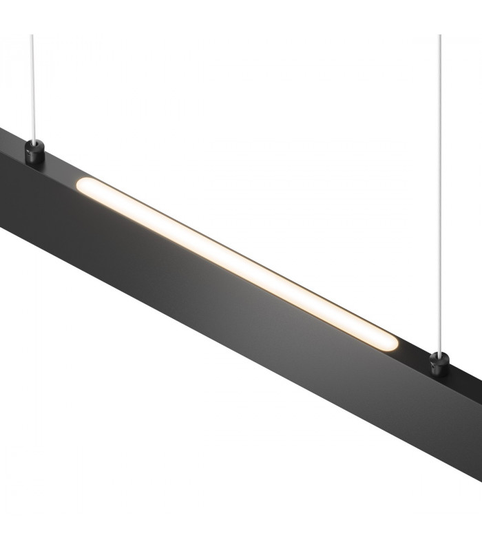 Maytoni Step Bar Pendant Ceiling Light Black Integrated LED 4000K-6