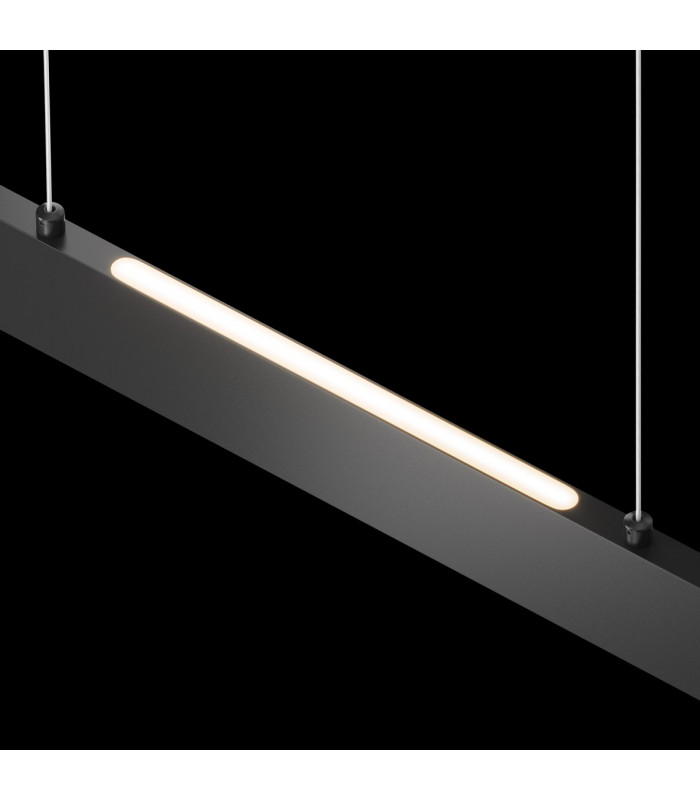 Maytoni Step Bar Pendant Ceiling Light Black Integrated LED 4000K-8