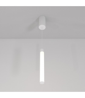 Maytoni Ray Slim Pendant Ceiling Light White 50.6cm Integrated LED 3000K-1