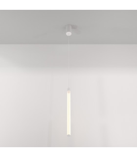 Maytoni Ray Slim Pendant Ceiling Light White 95.9cm Integrated LED 3000K-1