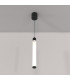 Maytoni Ray Slim Pendant Ceiling Light Black 50.6cm Integrated LED 3000K-1
